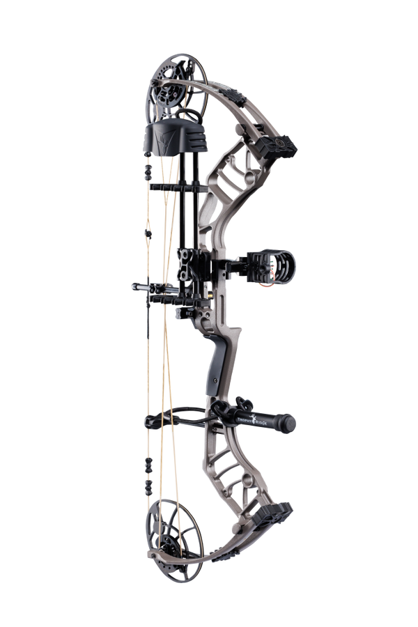 Bear Archery Legend 30 RTH hunting bow package features a 30" ATA and forgiving 6.37" brace height.