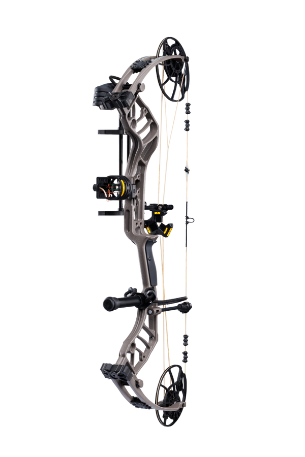 The Bear Archery Legend 30 RTH compound bow is adjustable from 15 to 70 lbs, ensuring a customizable fit for all shooters.